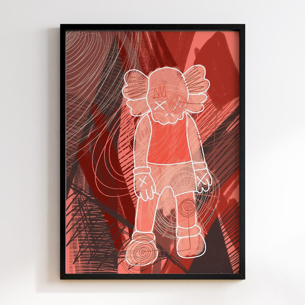 Постер Graffiti Pop-Art KAWS GPA072