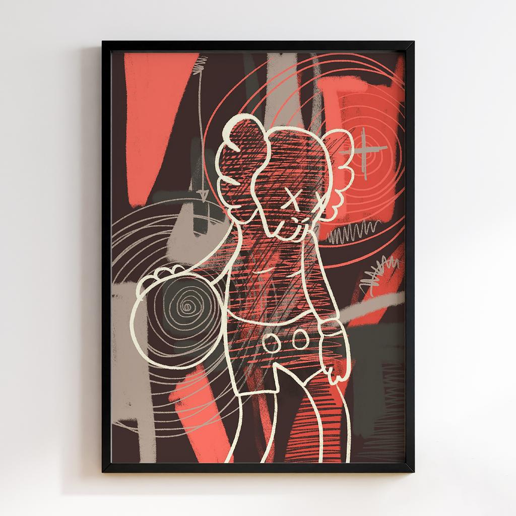 Постер Graffiti Pop-Art KAWS GPA073