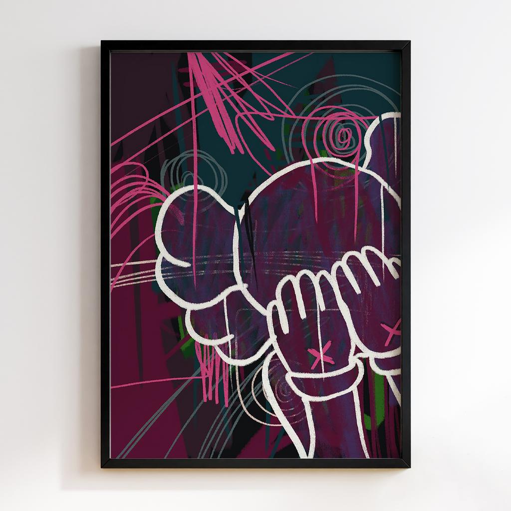 Постер Graffiti Pop-Art KAWS GPA074