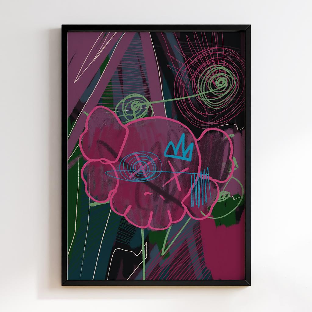 Постер Graffiti Pop-Art KAWS GPA075