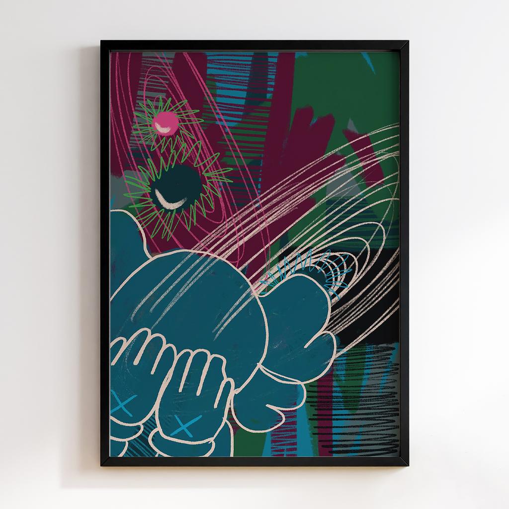 Постер Graffiti Pop-Art KAWS GPA077