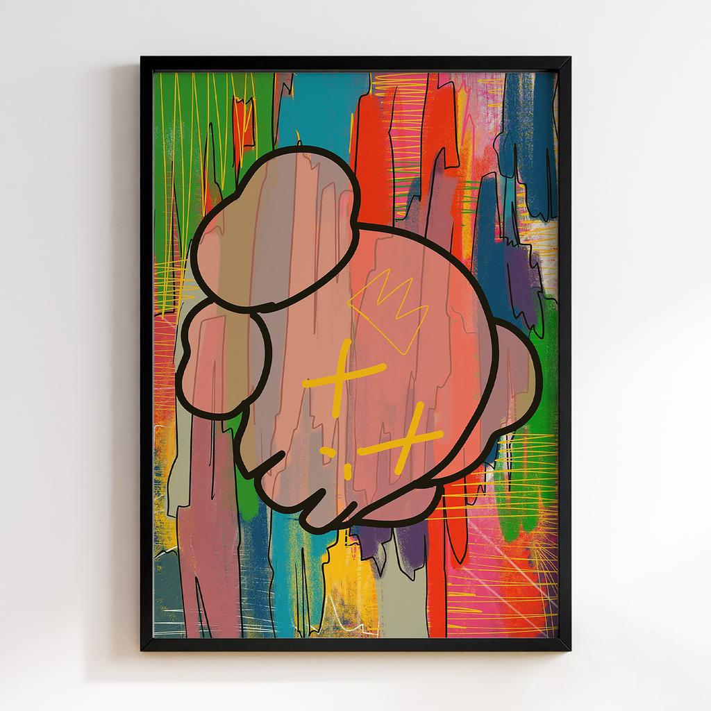Постер Graffiti Pop-Art KAWS GPA080