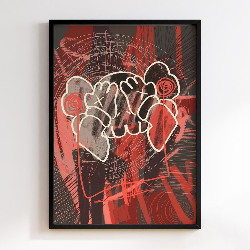 Постер Graffiti Pop-Art KAWS GPA090