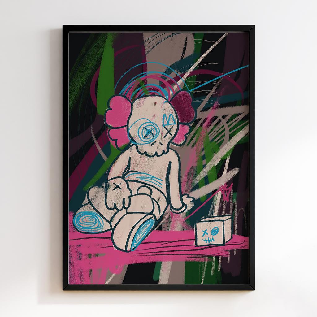 Постер Graffiti Pop-Art KAWS GPA091