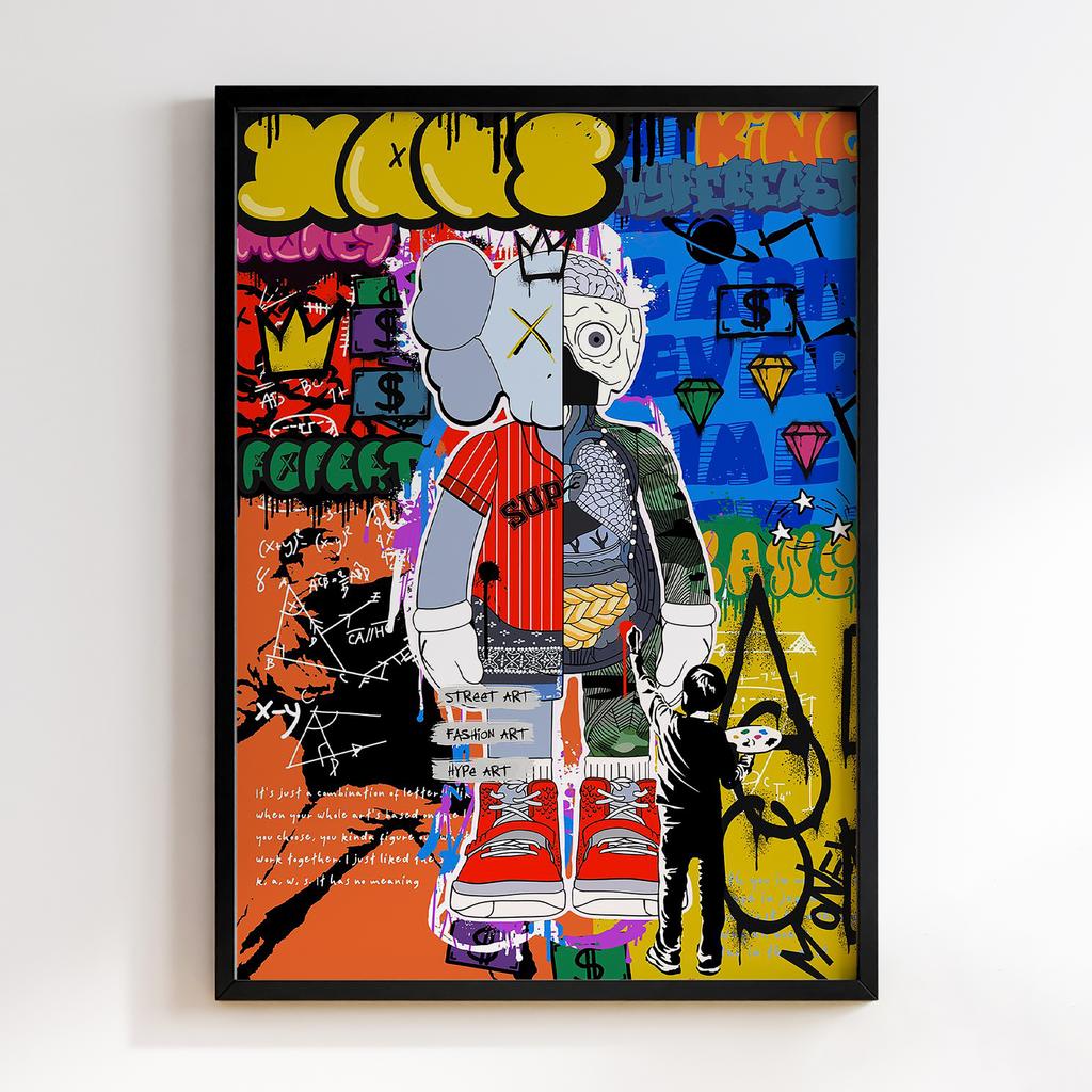 Постер Graffiti Pop-Art KAWS GPA102