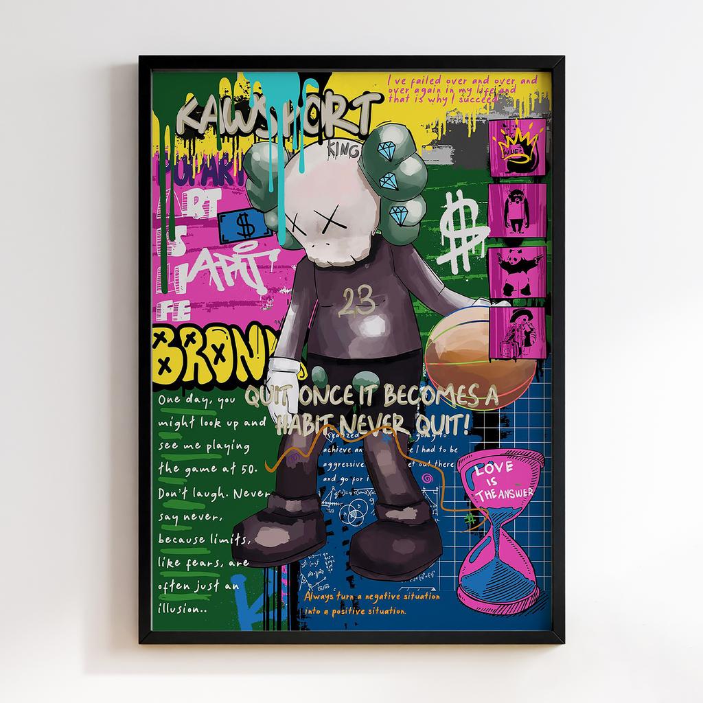 Постер Graffiti Pop-Art KAWS GPA103