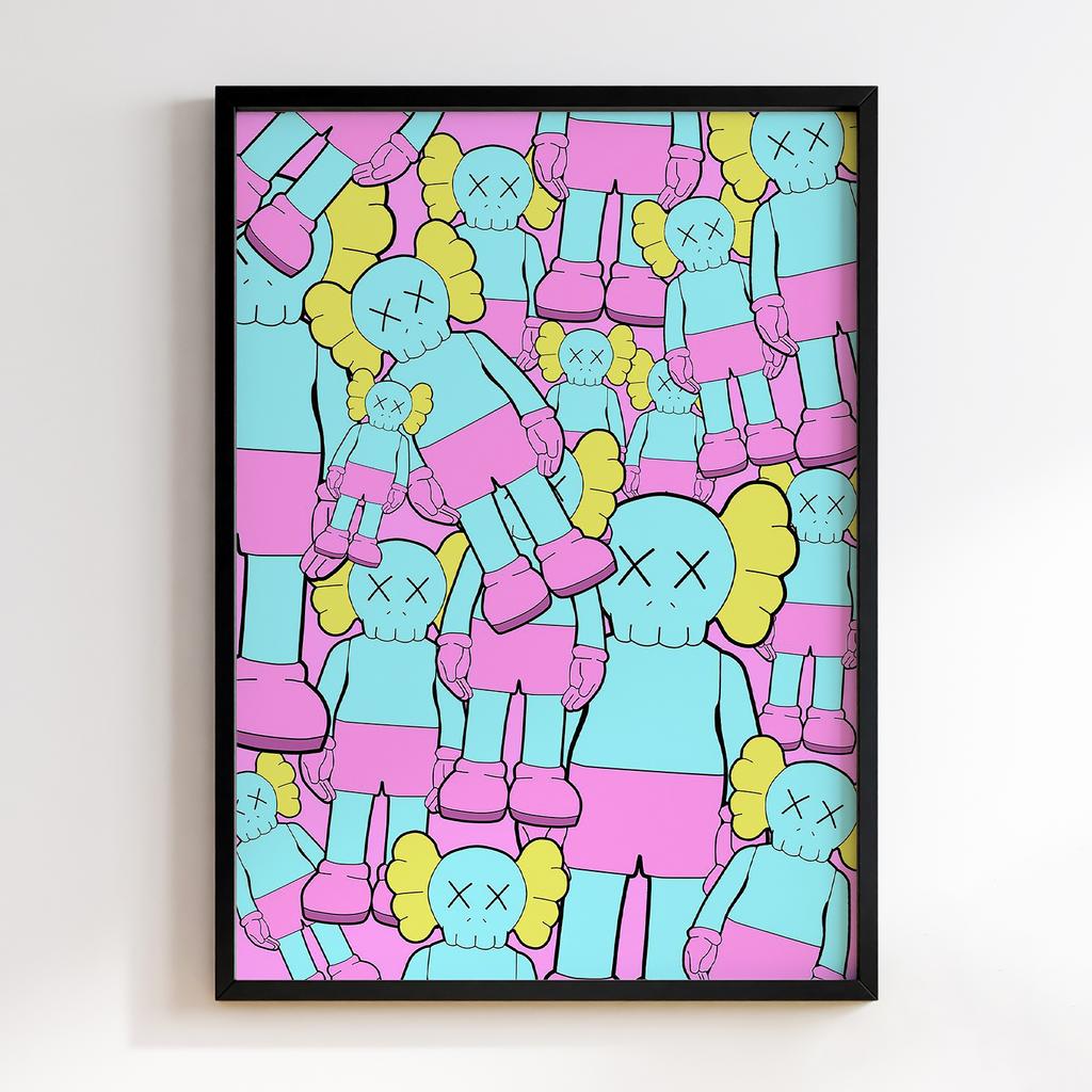 Постер Graffiti Pop-Art KAWS GPA106