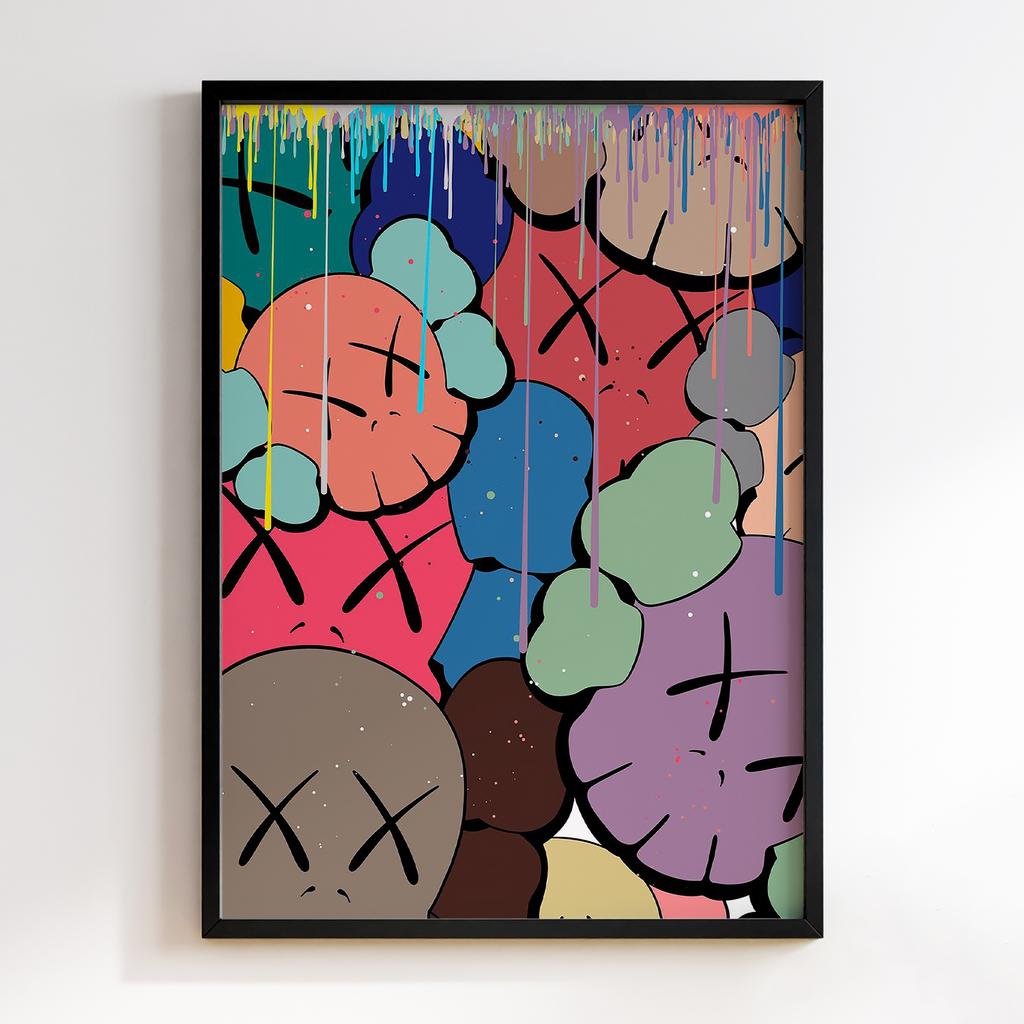 Постер Graffiti Pop-Art KAWS GPA112