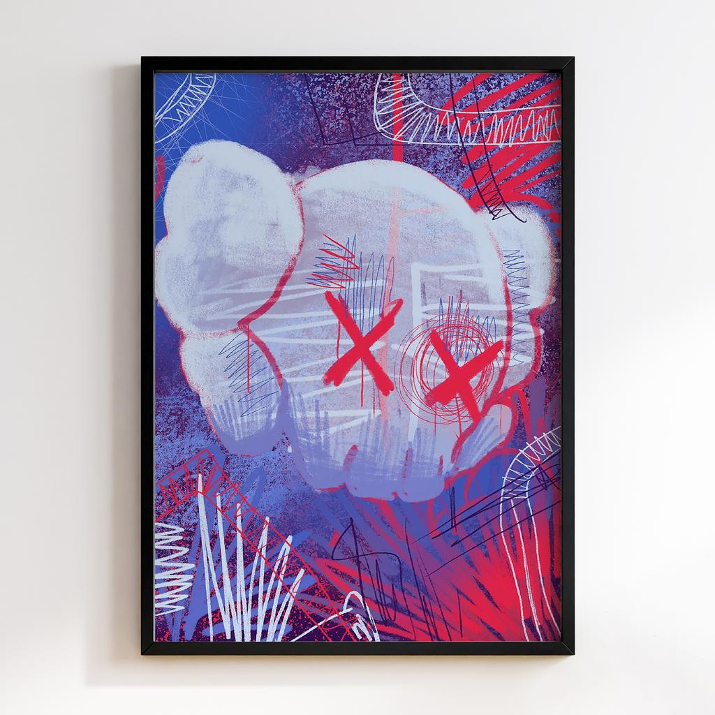 Постер Graffiti Pop-Art KAWS GPA113