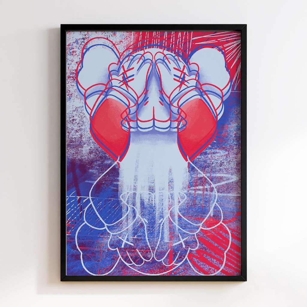 Постер Graffiti Pop-Art KAWS GPA114