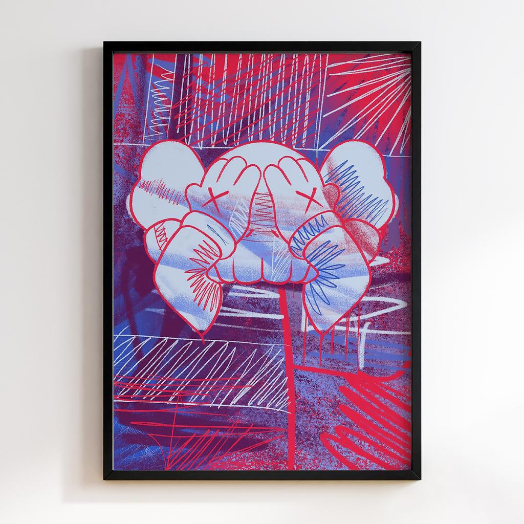 Постер Graffiti Pop-Art KAWS GPA115