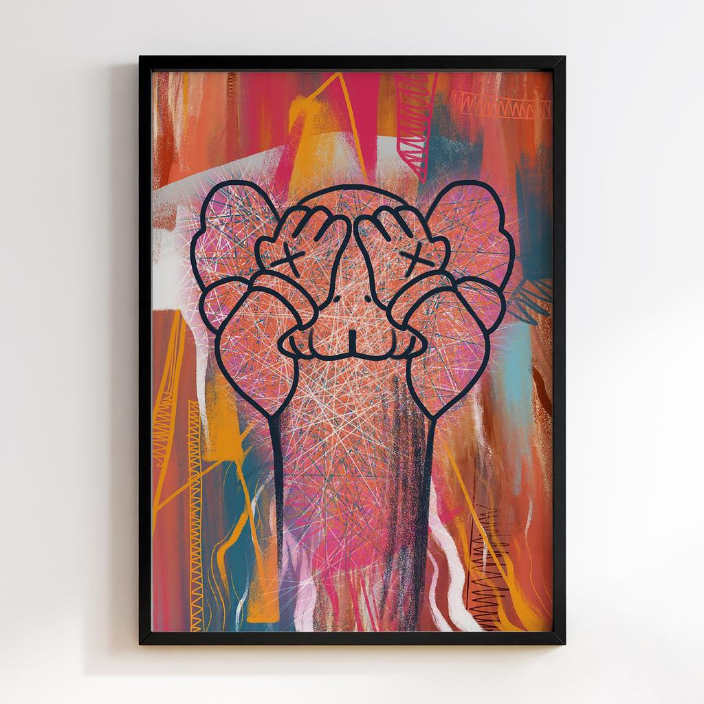 Постер Graffiti Pop-Art KAWS GPA129