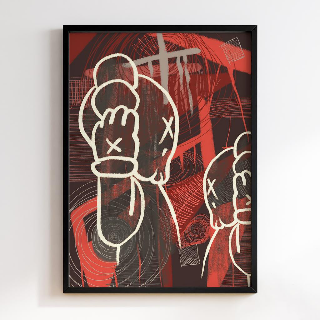 Постер Graffiti Pop-Art KAWS GPA132