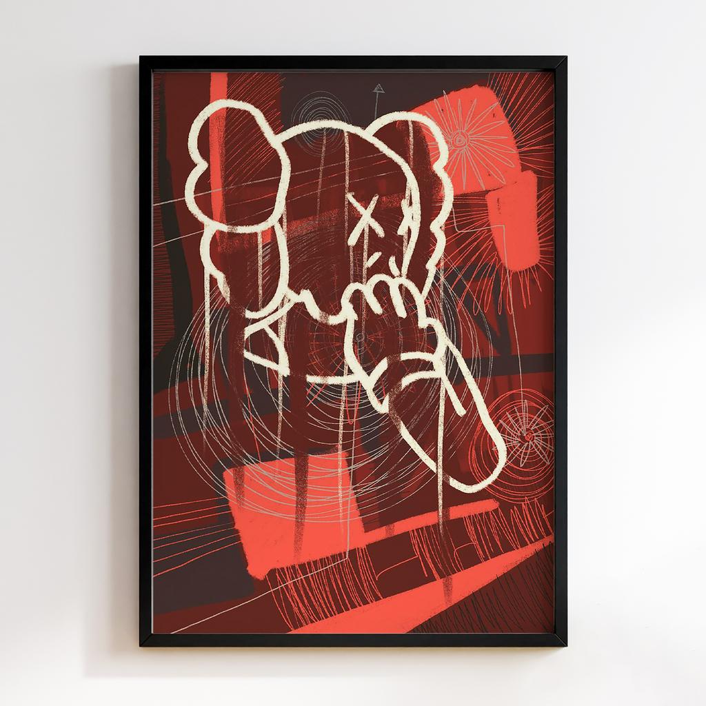 Постер Graffiti Pop-Art KAWS GPA133