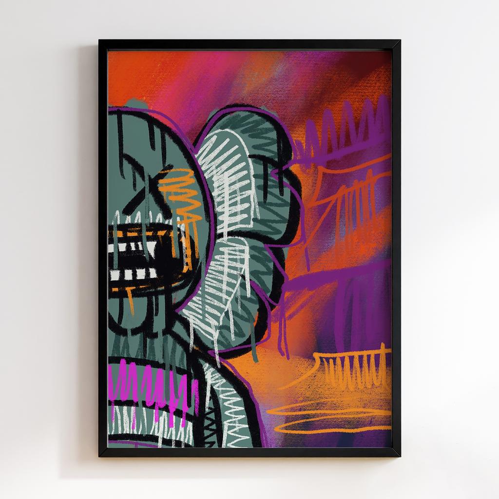 Постер Graffiti Pop-Art KAWS GPA134