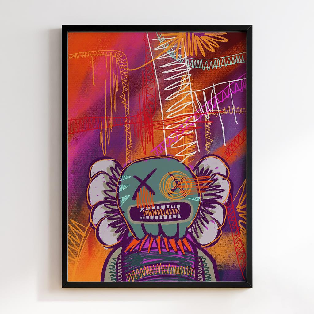 Постер Graffiti Pop-Art KAWS GPA135
