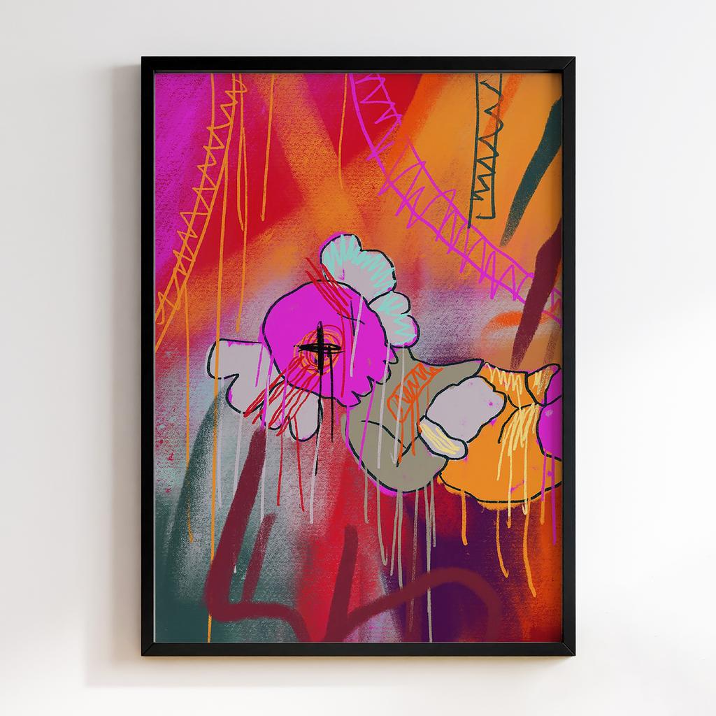 Постер Graffiti Pop-Art KAWS GPA136