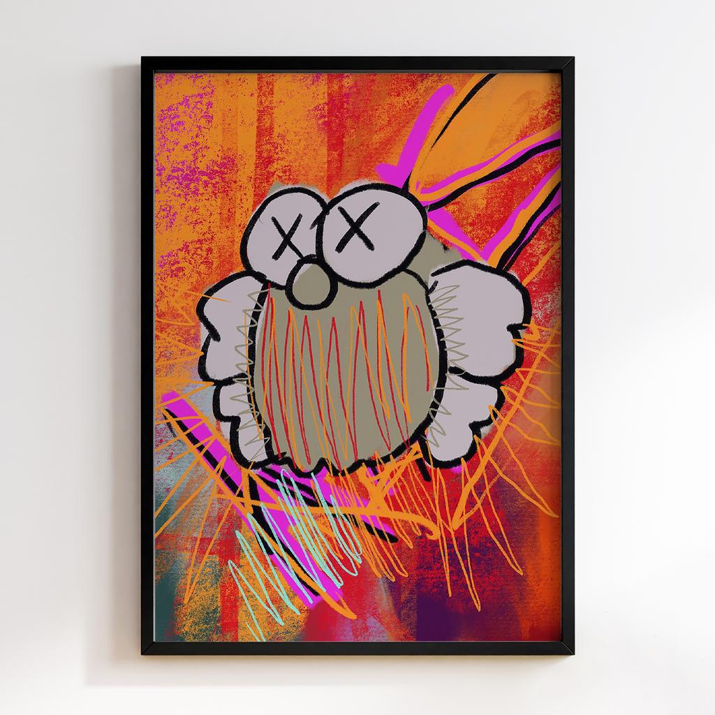 Постер Graffiti Pop-Art KAWS GPA138
