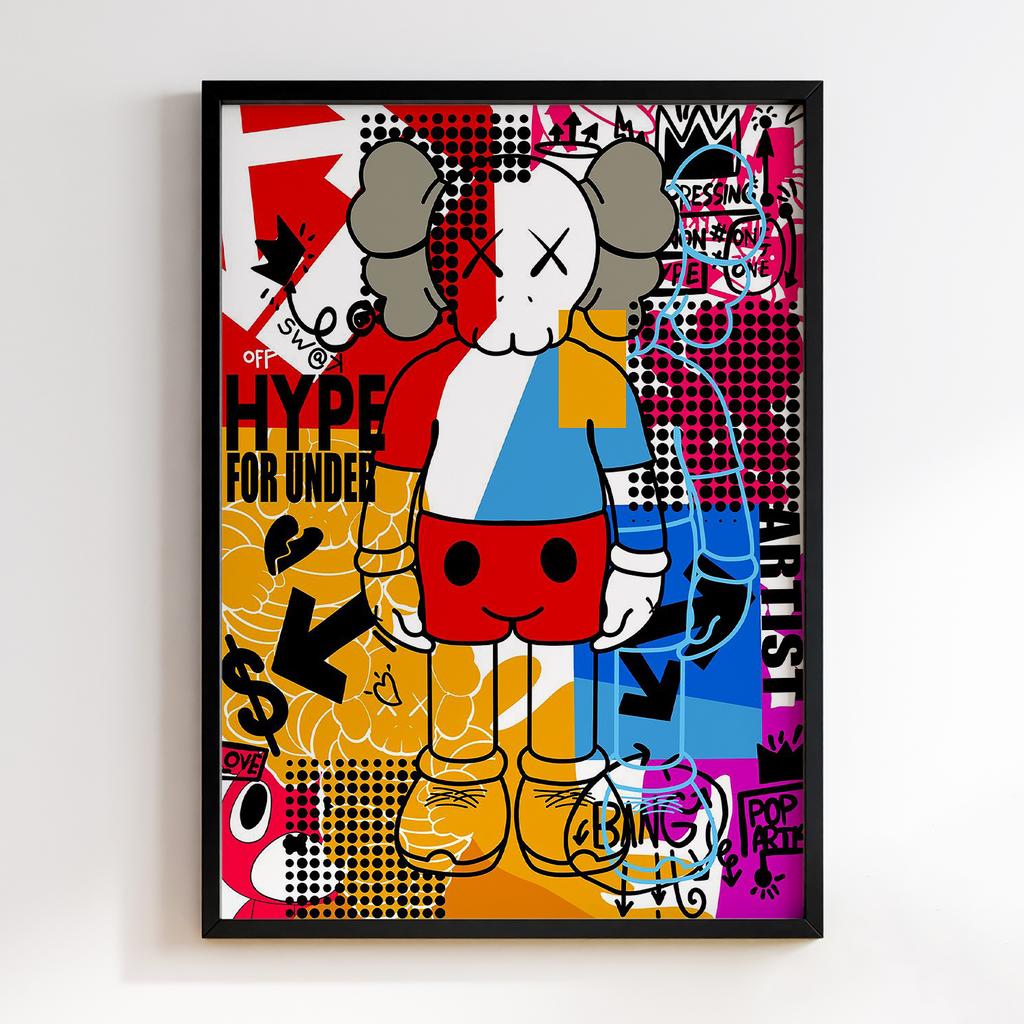 Постер Graffiti Pop-Art KAWS GPA139
