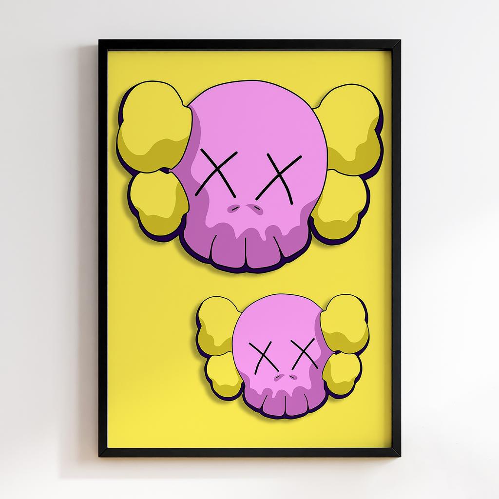 Постер Graffiti Pop-Art KAWS GPA140