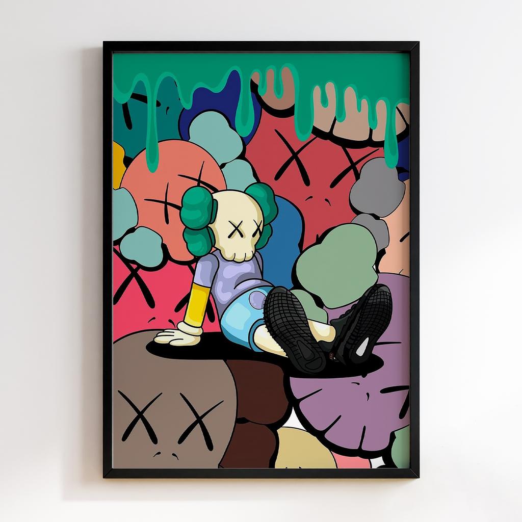 Постер Graffiti Pop-Art KAWS GPA153