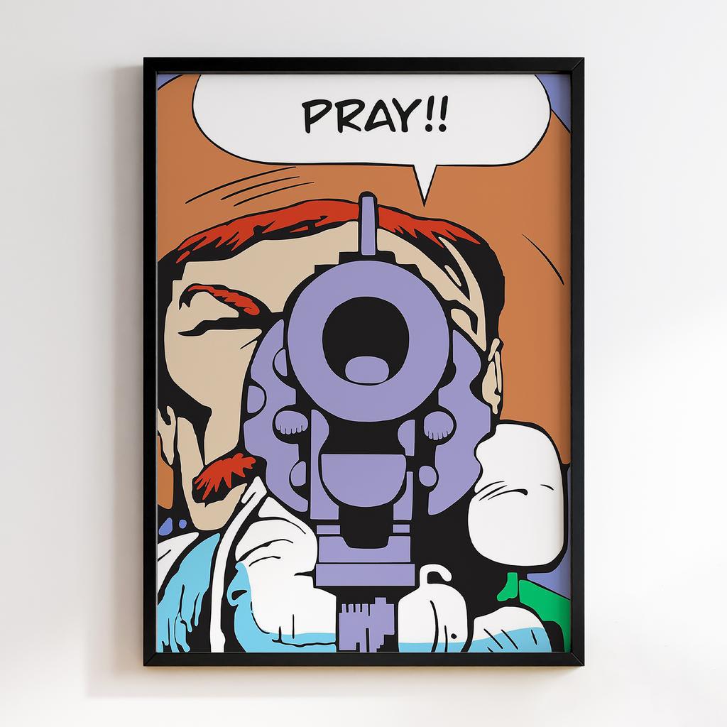 Постер Graffiti Pop-Art Pray GPA167