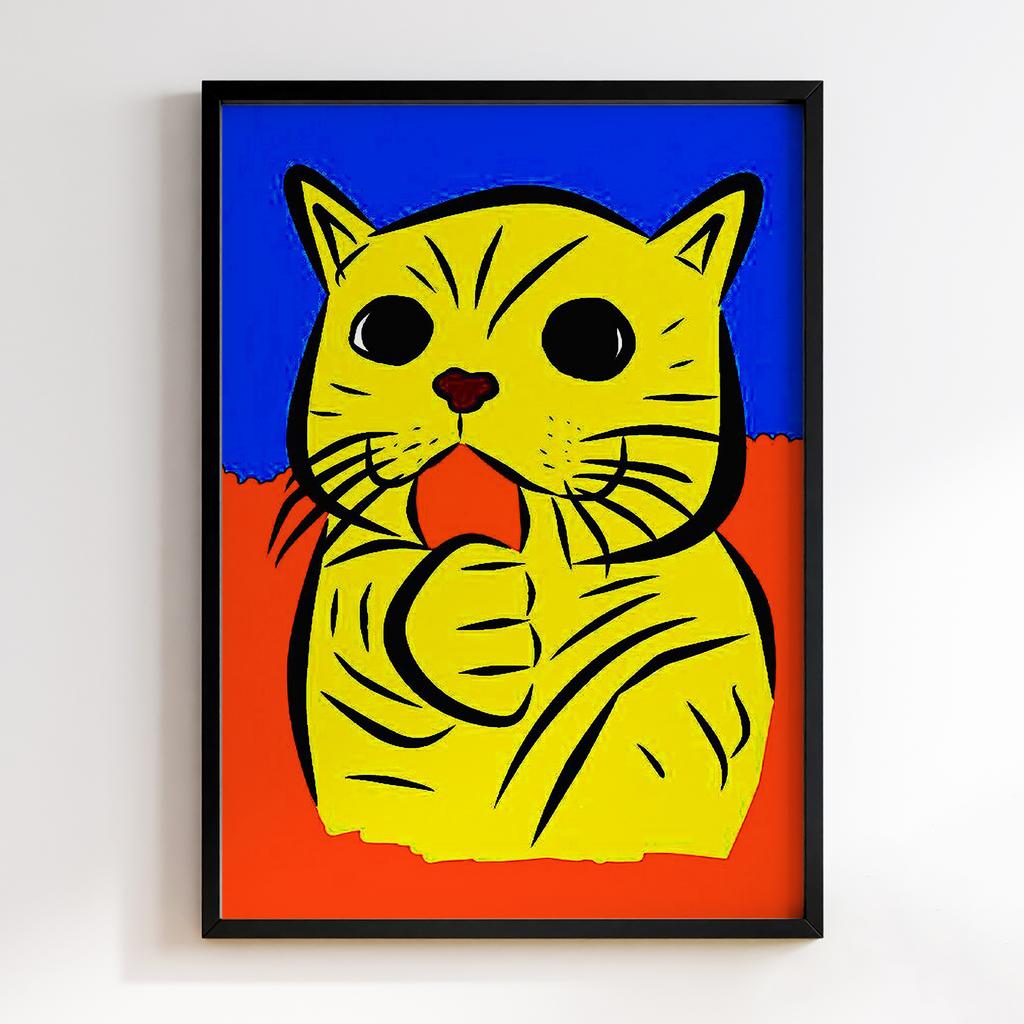 Постер Graffiti Pop-Art Cat GPA172