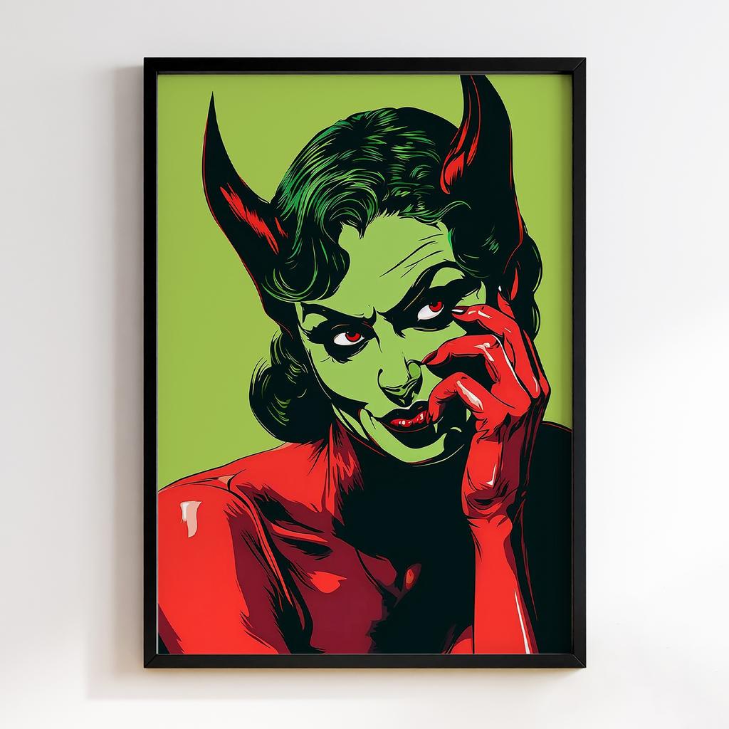 Постер Graffiti Pop-Art Devil Woman GPA175