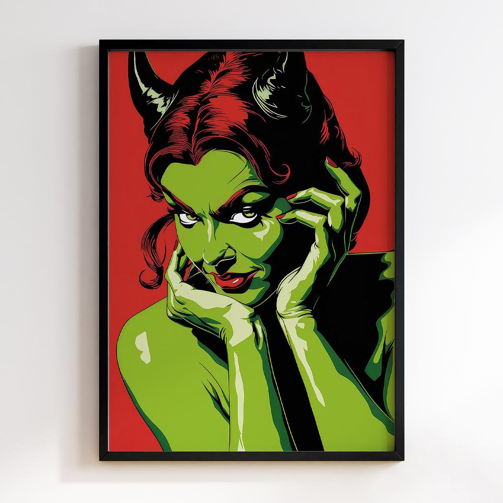 Постер Graffiti Pop-Art Devil Woman GPA176