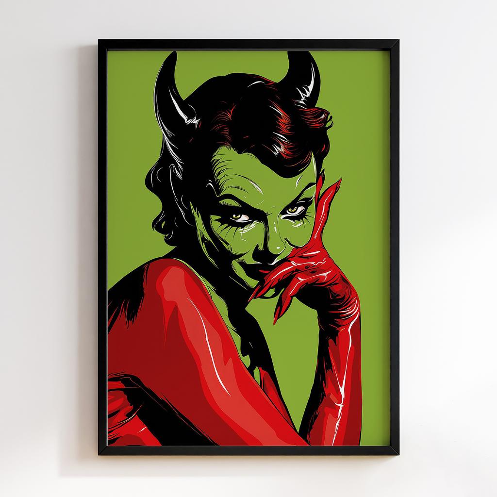 Постер Graffiti Pop-Art Devil Woman GPA187
