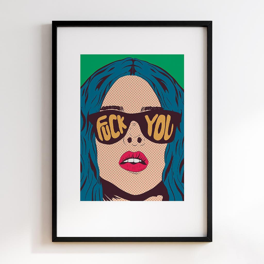 Постер Graffiti Pop-Art F*CK YOU GPA189