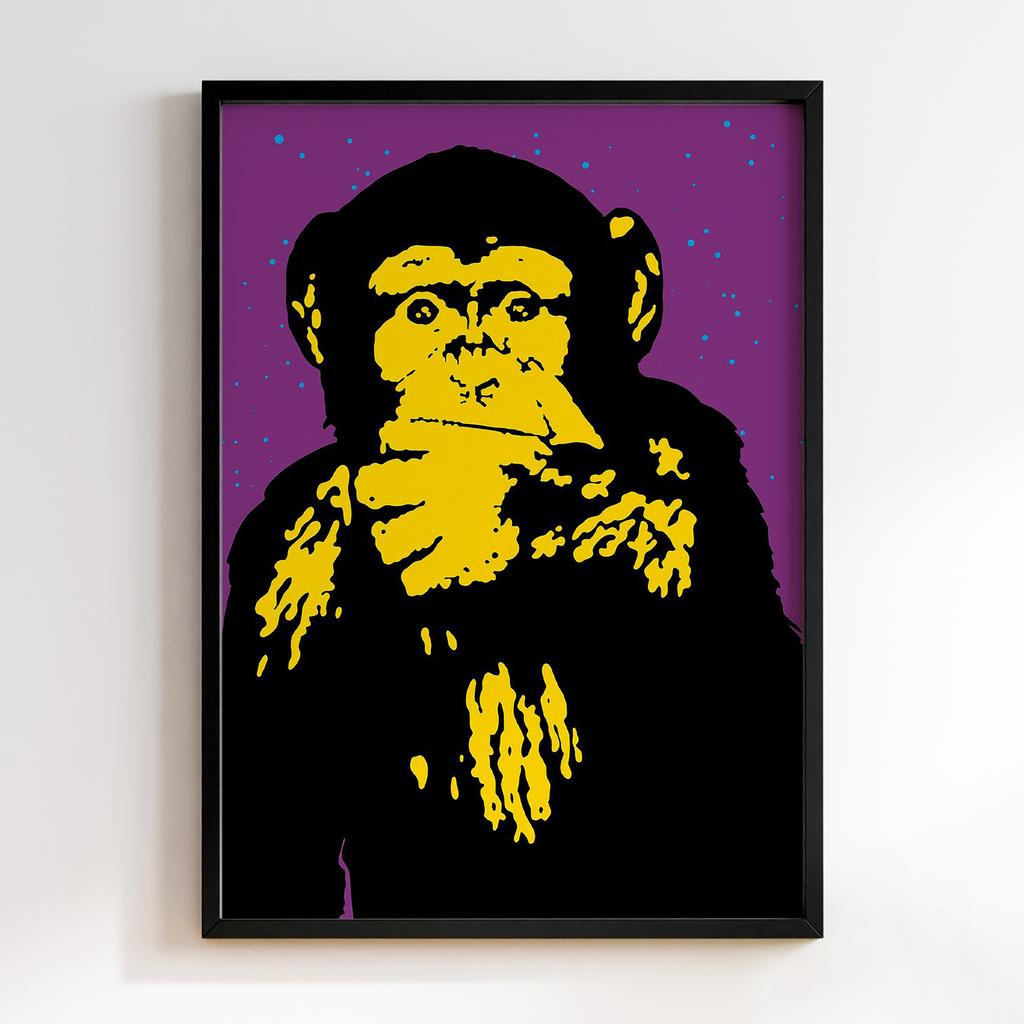 Постер Graffiti Pop-Art Monkey GPA192