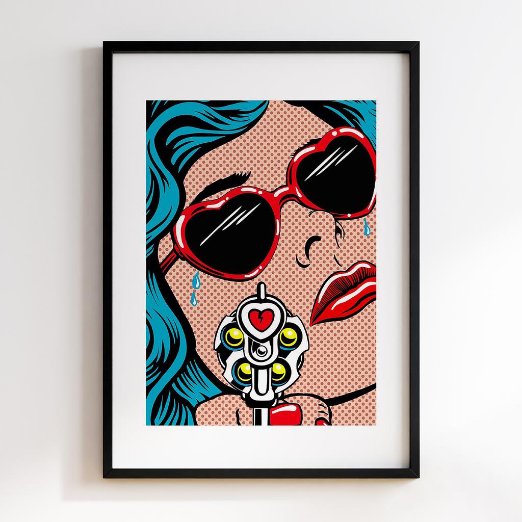 Постер Graffiti Pop-Art Love Revolver GPA194