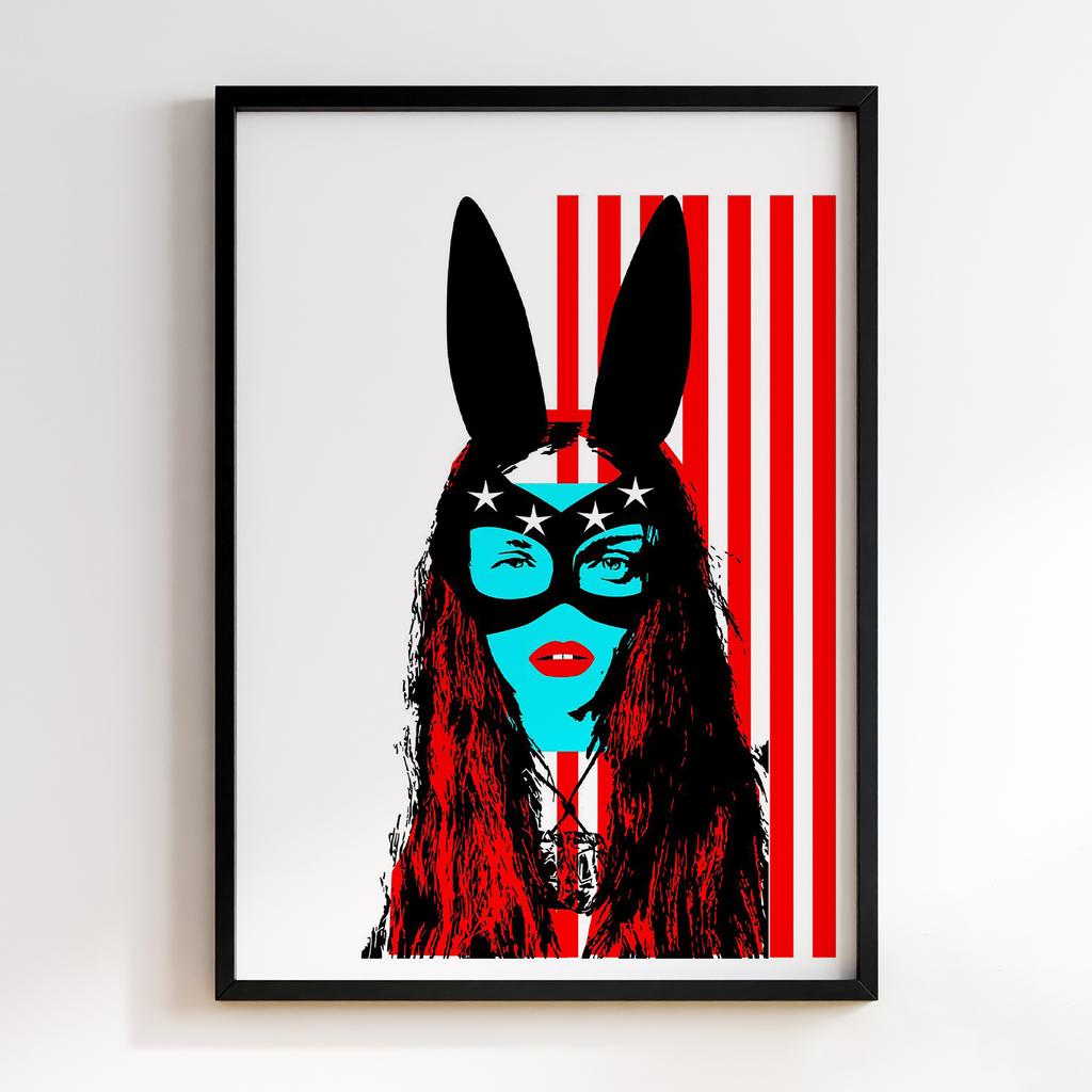 Постер Graffiti Pop-Art Bunny Girl GPA197