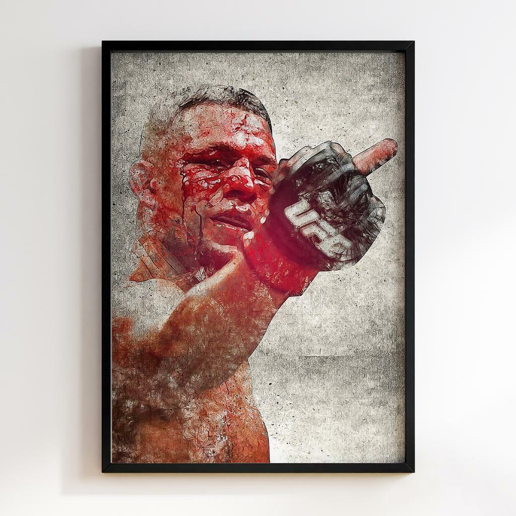 Постер Graffiti Pop-Art Nate Diaz GPA219