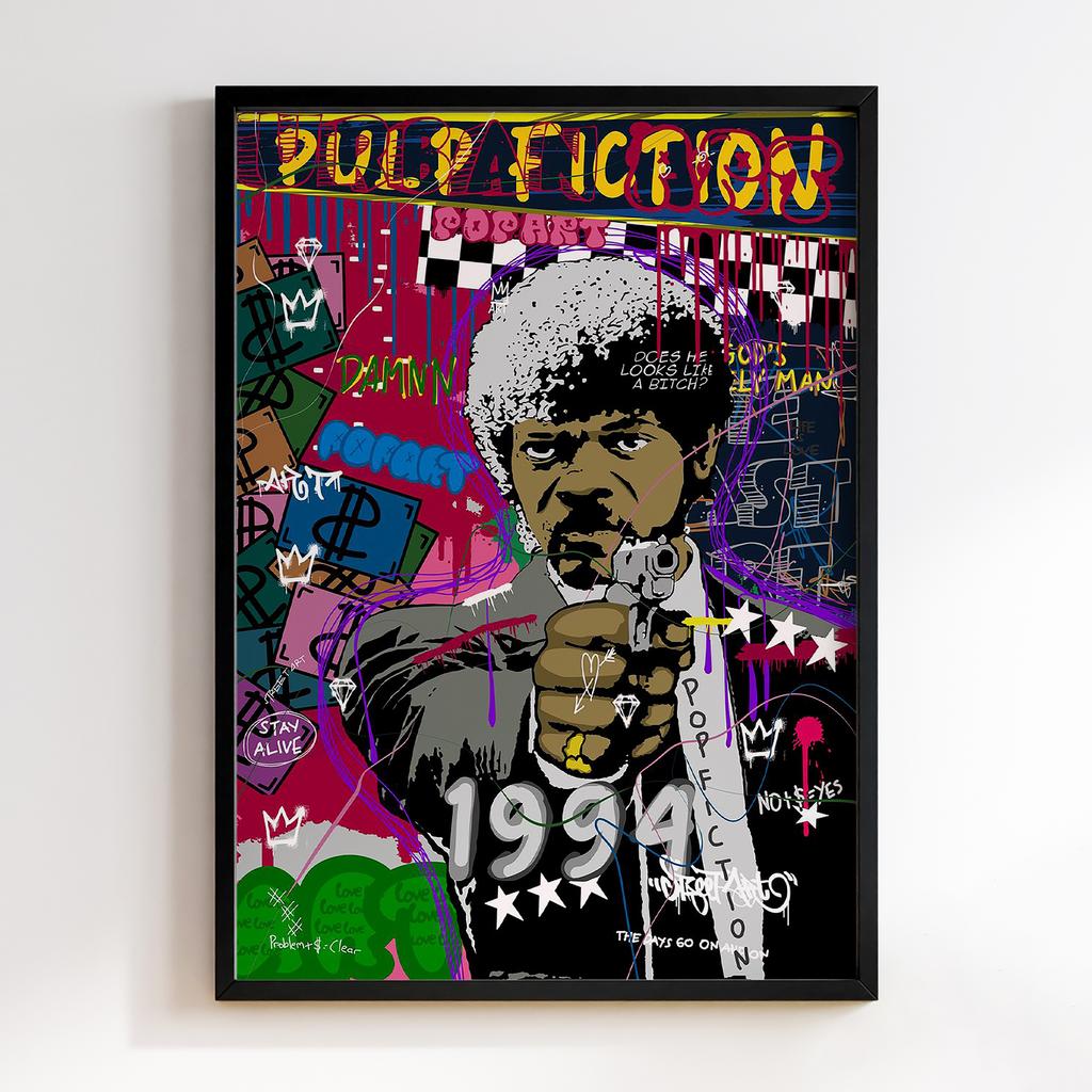 Постер Graffiti Pop-Art Pulp Fiction Jules GPA230