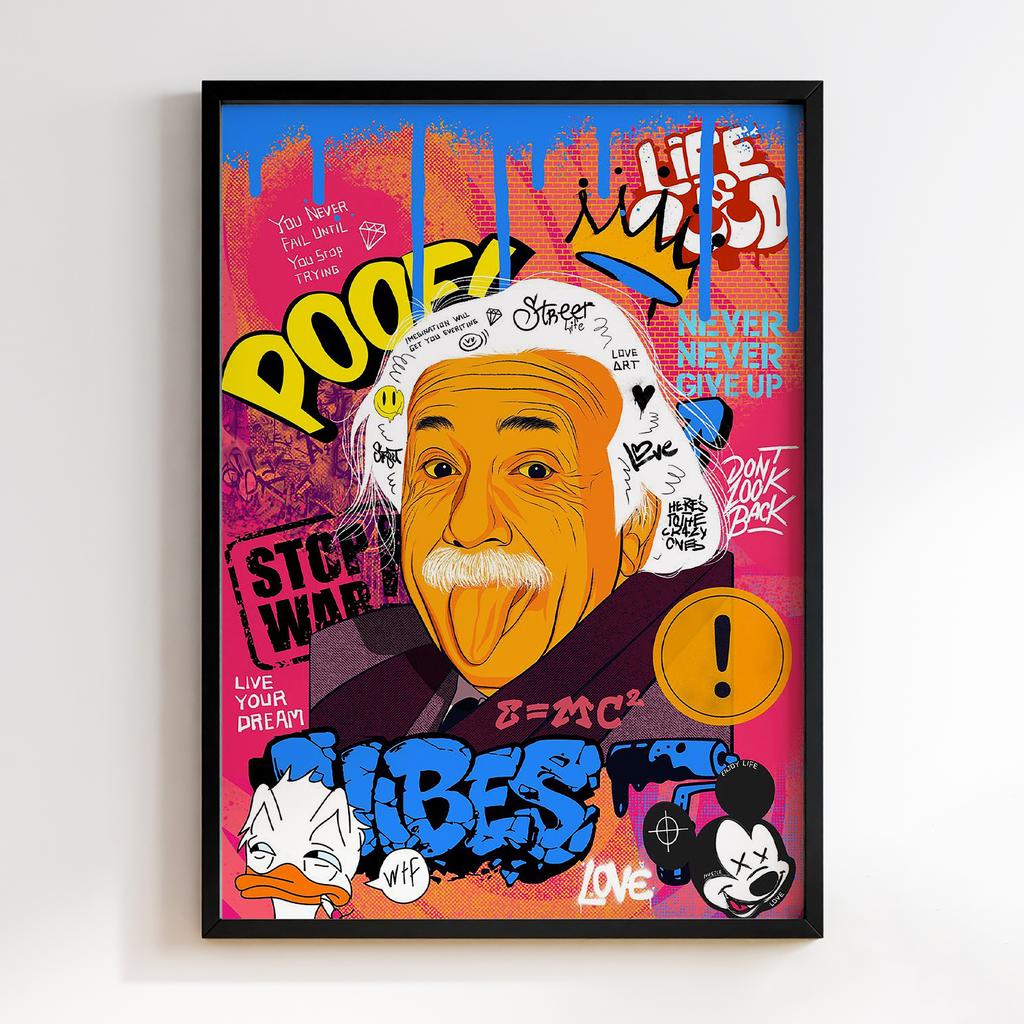 Постер Graffiti Pop-Art Einstein GPA233