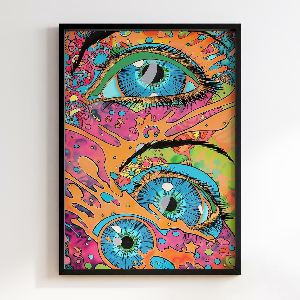 Постер Graffiti Pop-Art Psychedelic Eyes GPA235