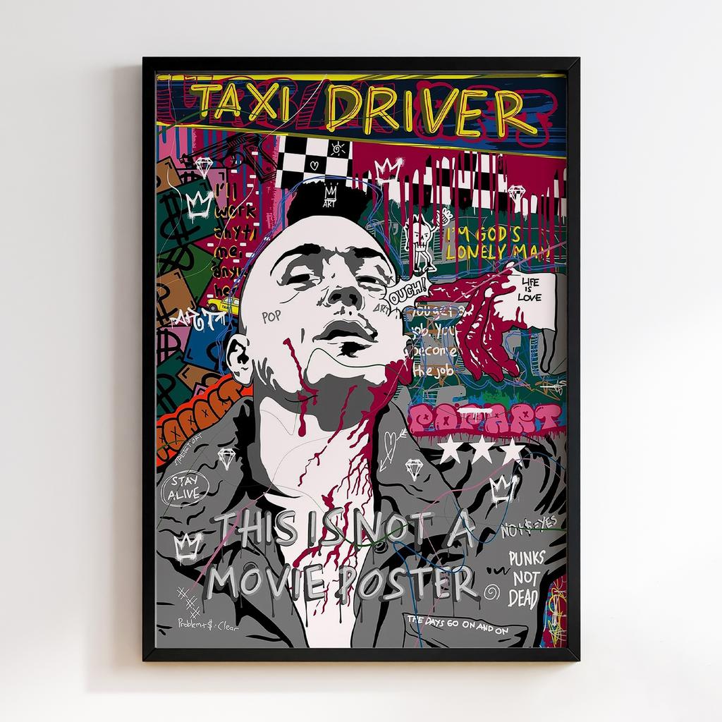 Постер Graffiti Pop-Art Taxi Driver GPA263