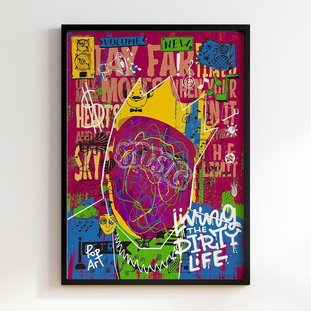 Постер Graffiti Pop-Art The Notorious B.I.G. GPA264