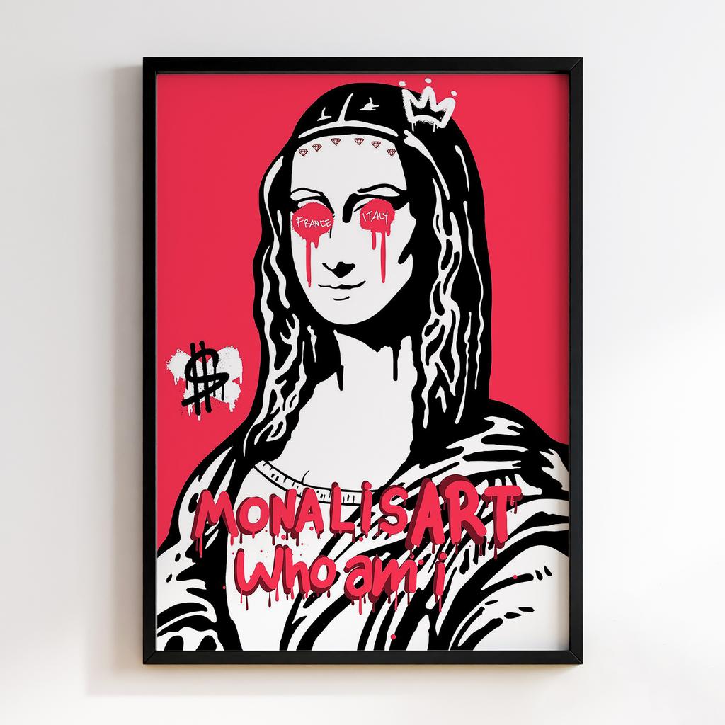 Постер Graffiti Pop-Art Mona Lisa GPA269