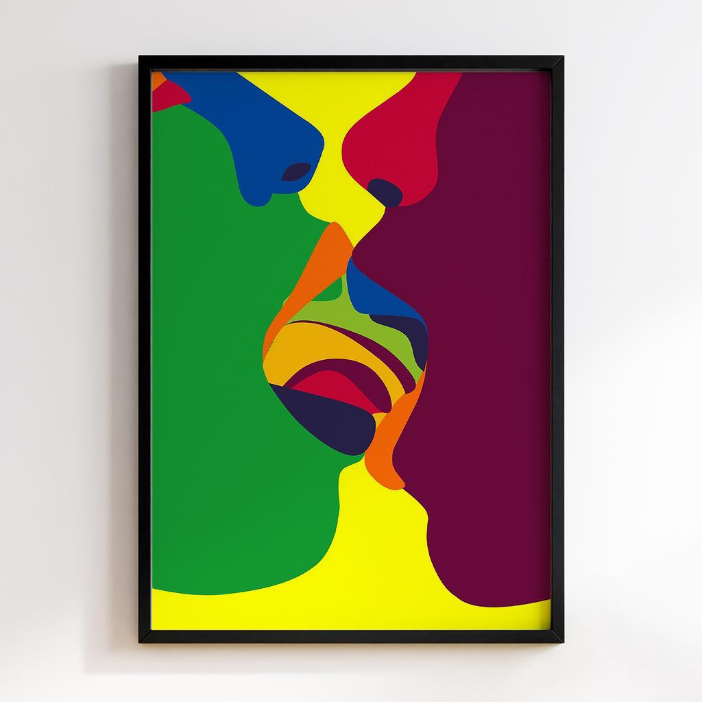 Постер Graffiti Pop-Art Kiss GPA270