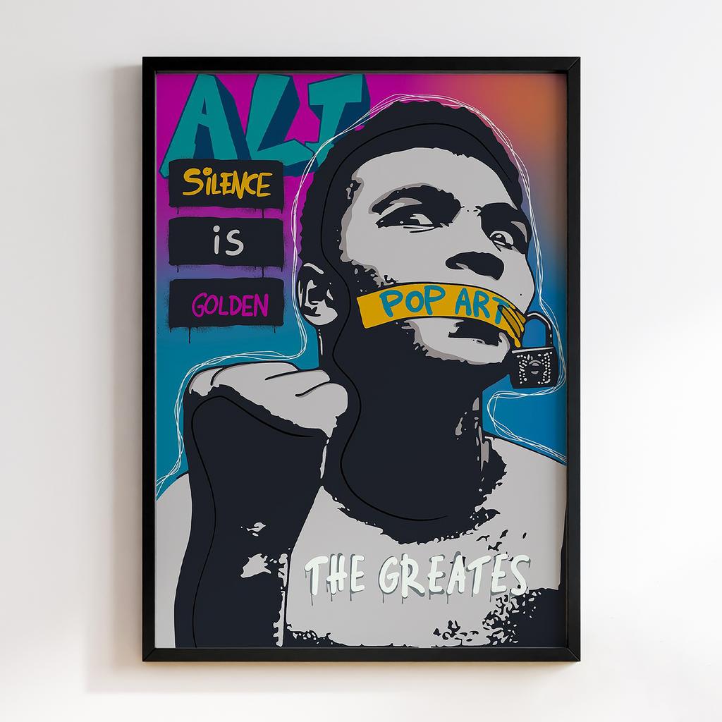 Постер Graffiti Pop-Art Muhammad Ali GPA274
