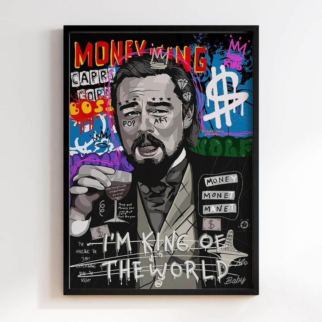 Постер Graffiti Pop-Art Leo Dicaprio Meme GPA292
