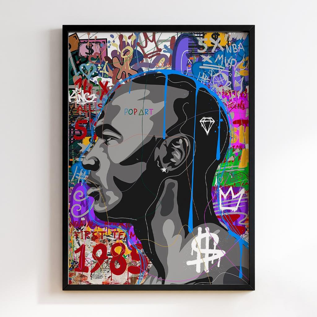 Постер Graffiti Pop-Art Kobe Bryant GPA294