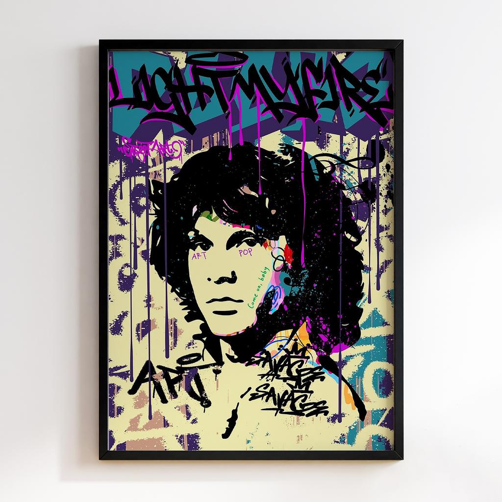 Постер Graffiti Pop-Art Jim Morrison GPA295