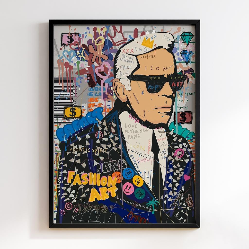 Постер Graffiti Pop-Art Karl Lagerfeld GPA300
