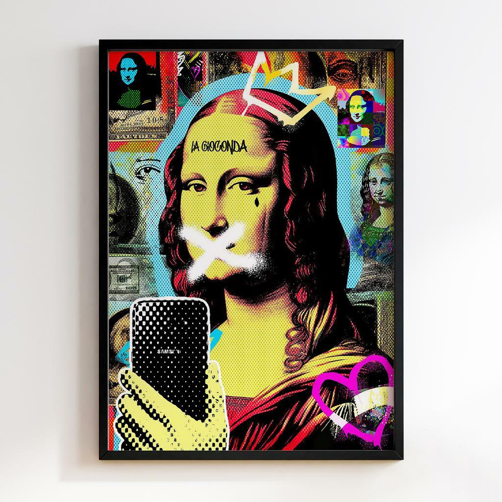 Постер Graffiti Pop-Art Mona Lisa La Gioconda GPA301