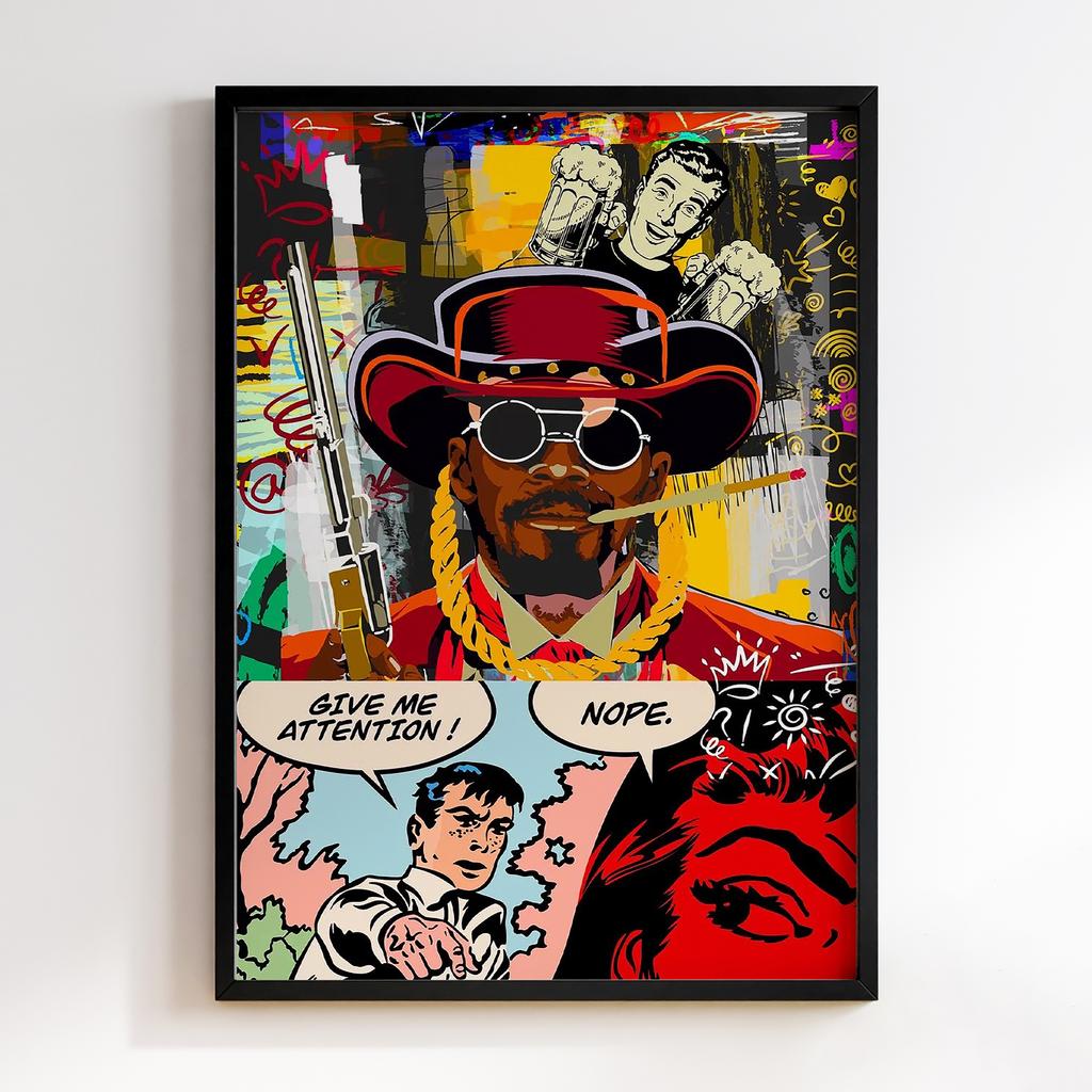 Постер Graffiti Pop-Art Django Unchained GPA312