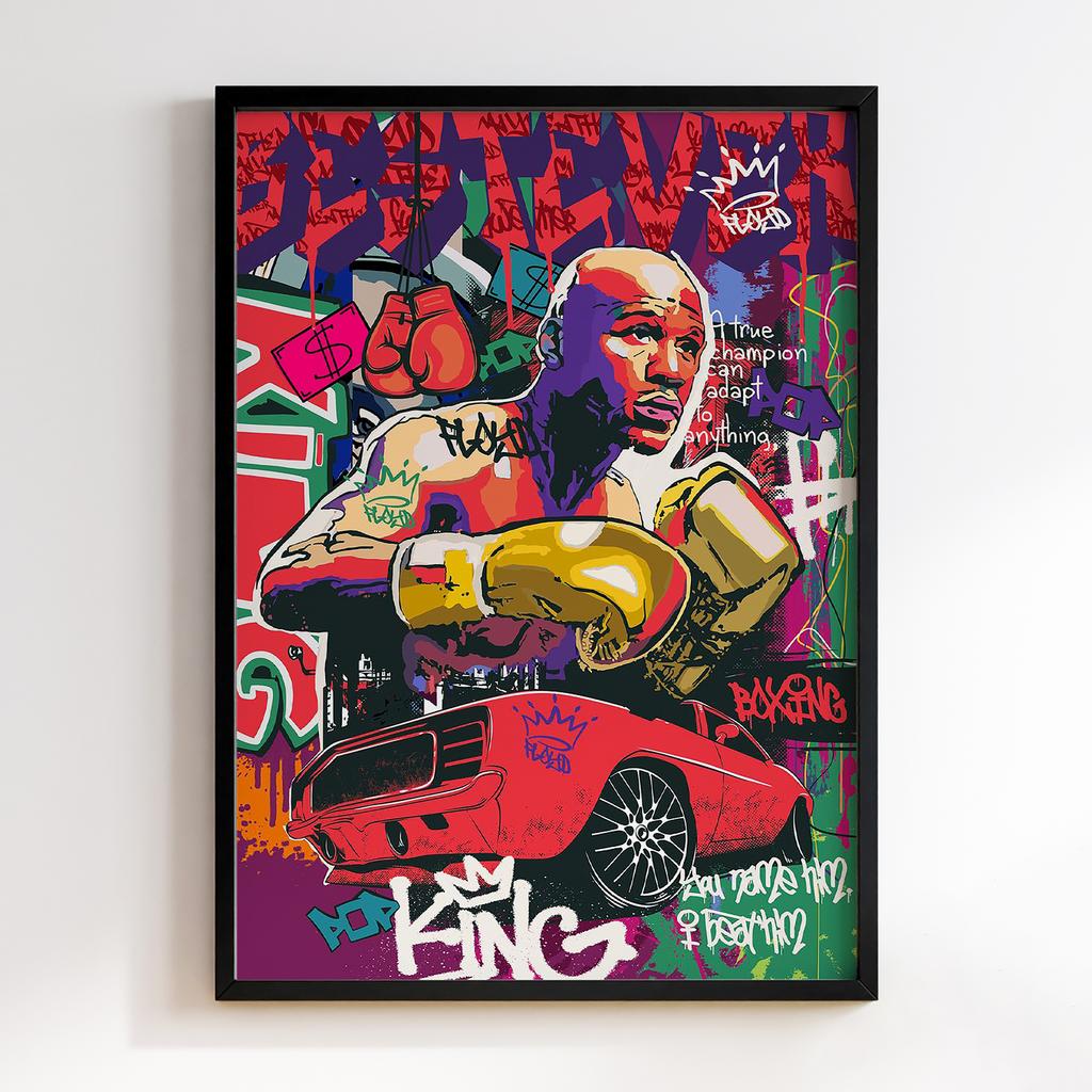 Постер Graffiti Pop-Art Floyd Mayweather GPA316